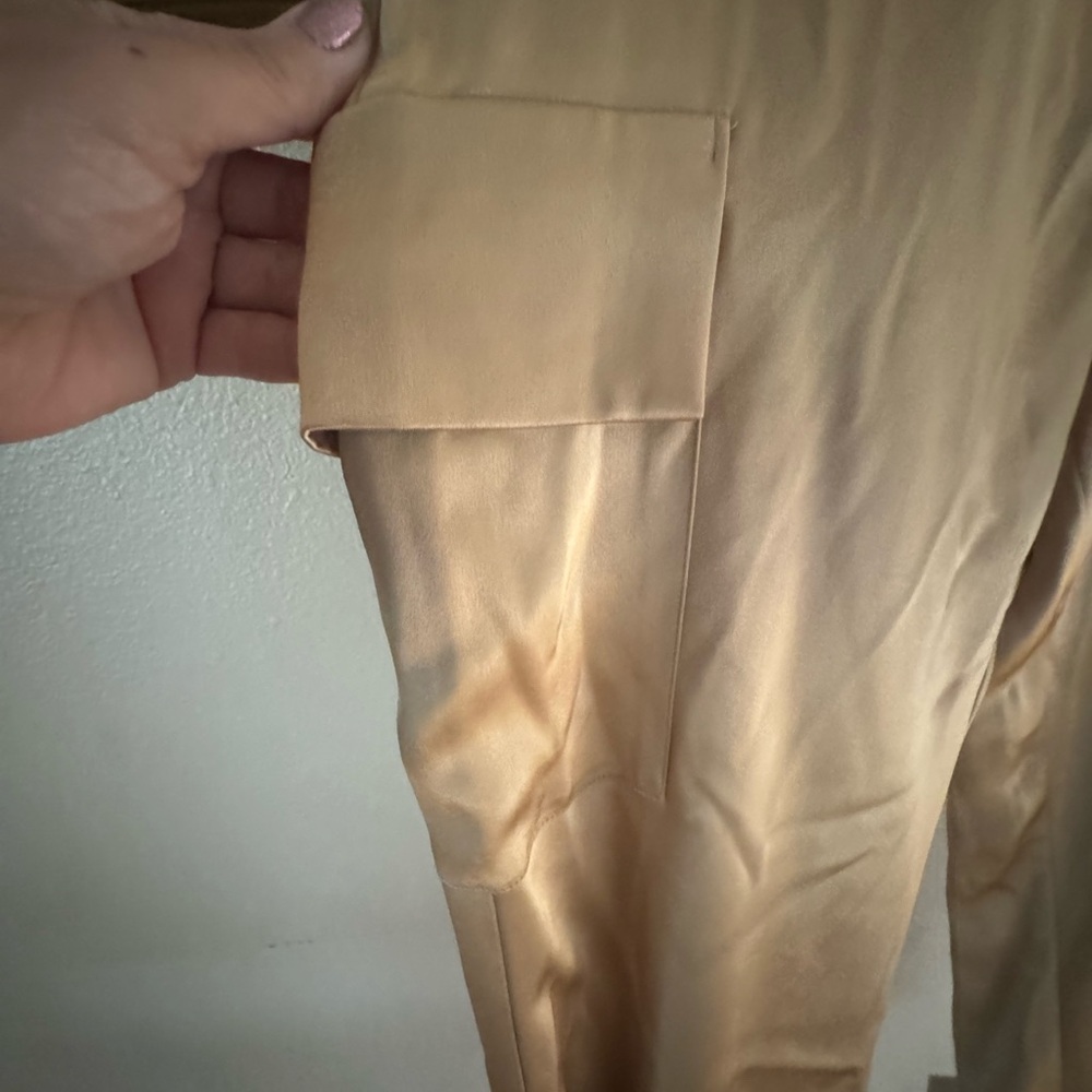 Aritzia Babaton Refined Satin Cargo Pant - Picture 2 of 6
